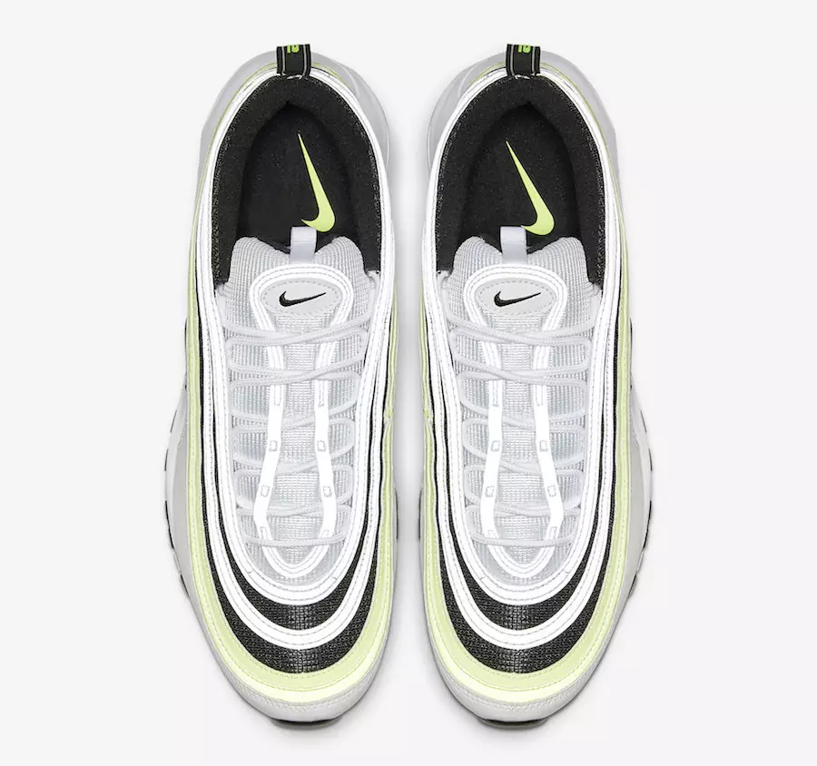 Nike Air Max 97 Alb Negru Volt AQ4126-101 Data lansării