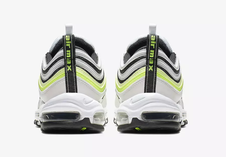 Nike Air Max 97 Blanche Noir Volt AQ4126-101 Date de sortie