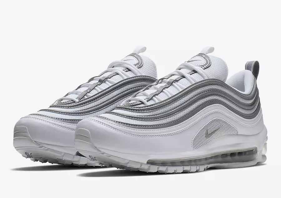 Nike Air Max 97 רעפלעקט זילבער 921826-105 מעלדונג טאָג