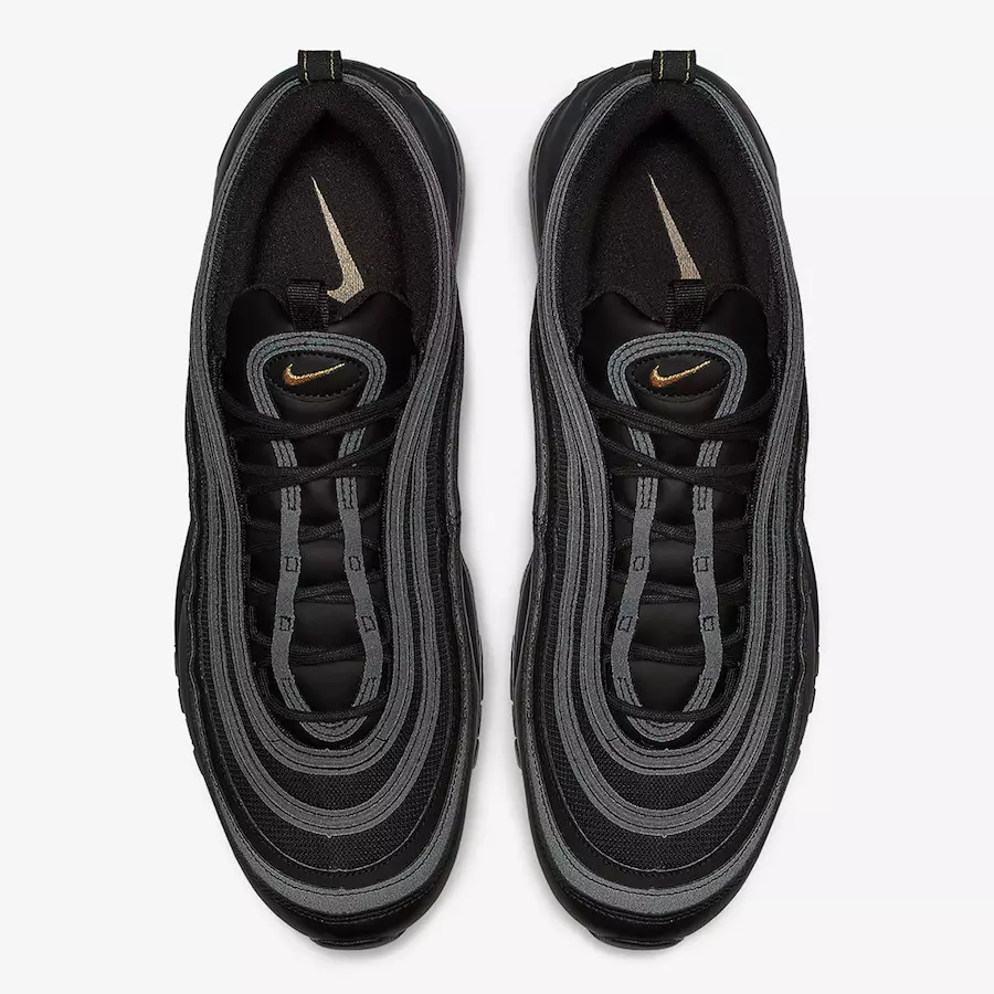 Nike Air Max 97 Black Leather BQ4580-001 Utgivelsesdato