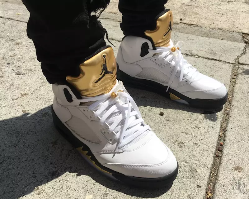 Gouden medaille Air Jordan 5 Olympic