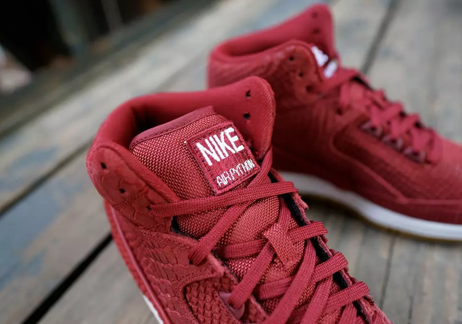 Nike Air Python Premium Kırmızı Yılan Derisi Sakız