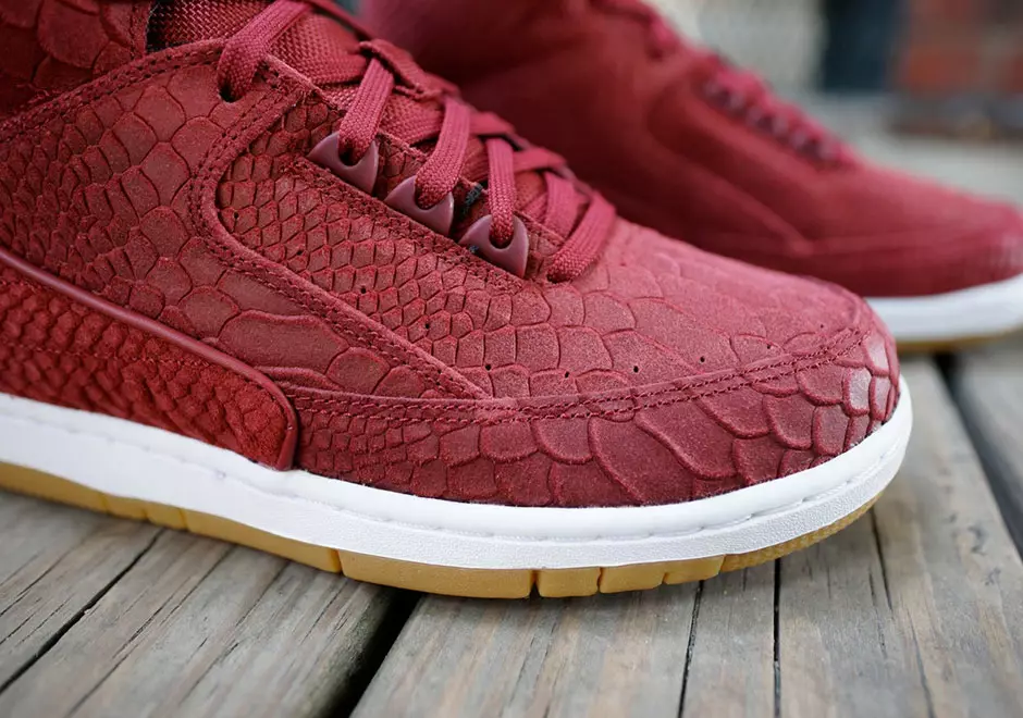 Nike Air Python Premium Kırmızı Yılan Derisi Sakız