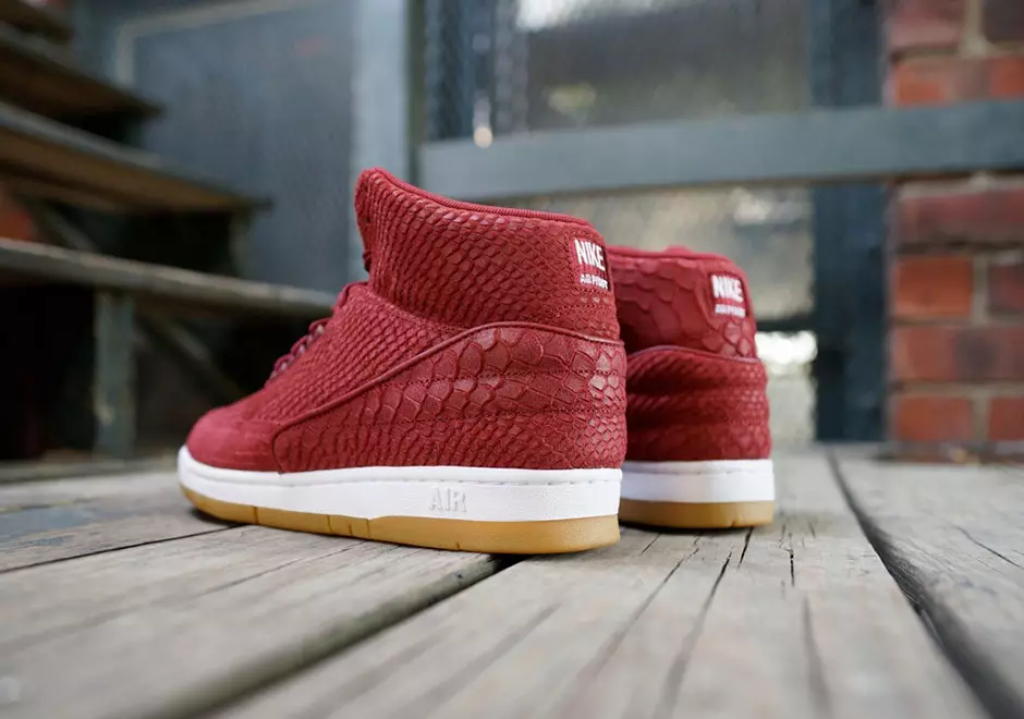 Nike Air Python Premium Kırmızı Yılan Derisi Sakız