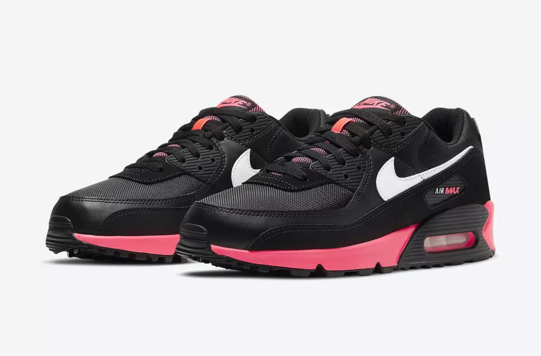 تاریخ عرضه Nike Air Max 90 Black Racer Pink DB3915-003