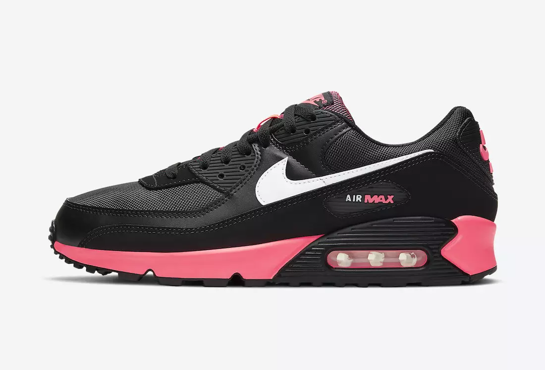 Nike Air Max 90 Black Racer Pink DB3915-003 Санаи барориши