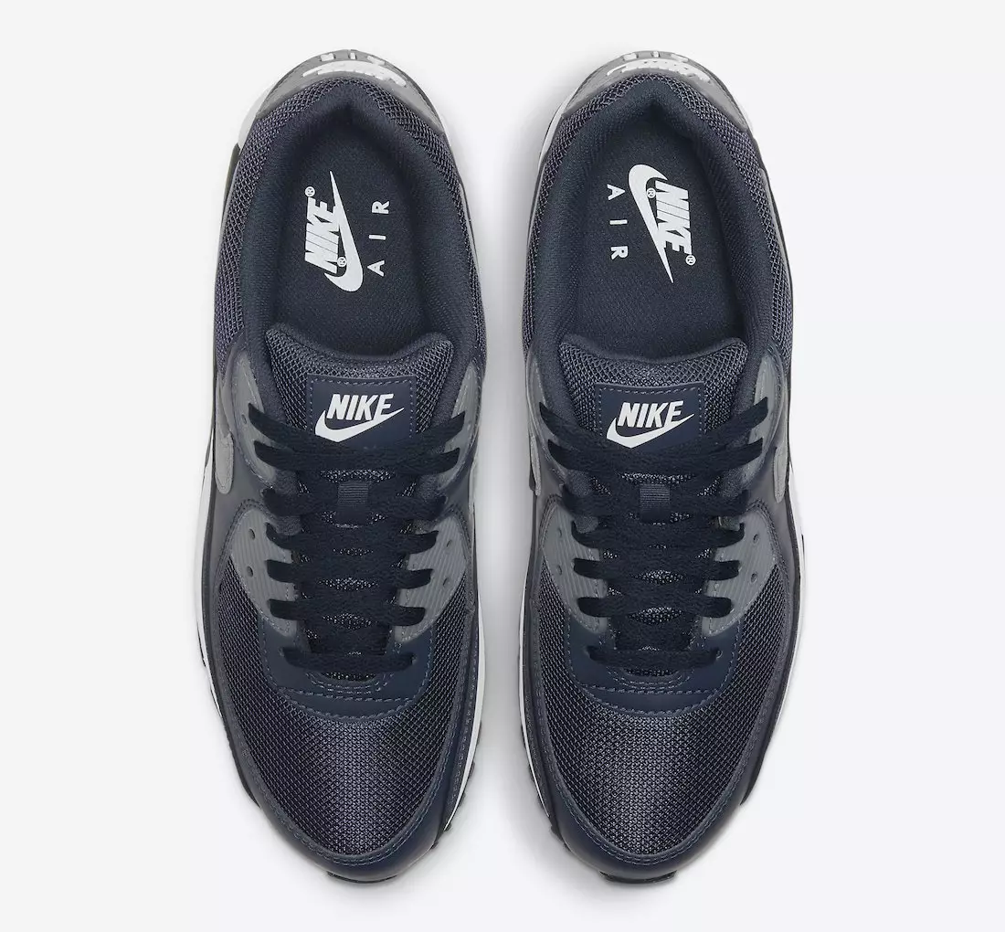 Nike Air Max 90 Navy Grey DH4095-400 Chiqarilgan Sana