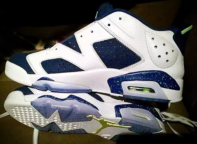 Air Jordan 6 Low Ghost Green Insignia Blu