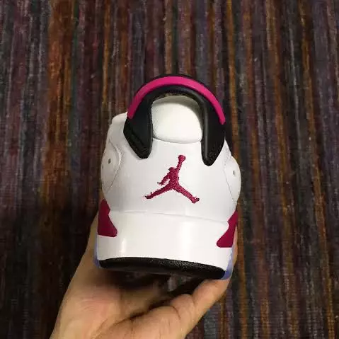 Oreo Air Jordan 6 Low GS balta juoda rožinė