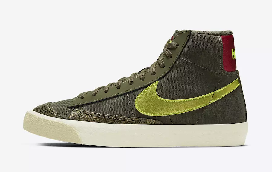 Nike Blazer Mid 77 WMNS Zeytin Yılan Derisi CZ0462-200 Çıkış Tarihi