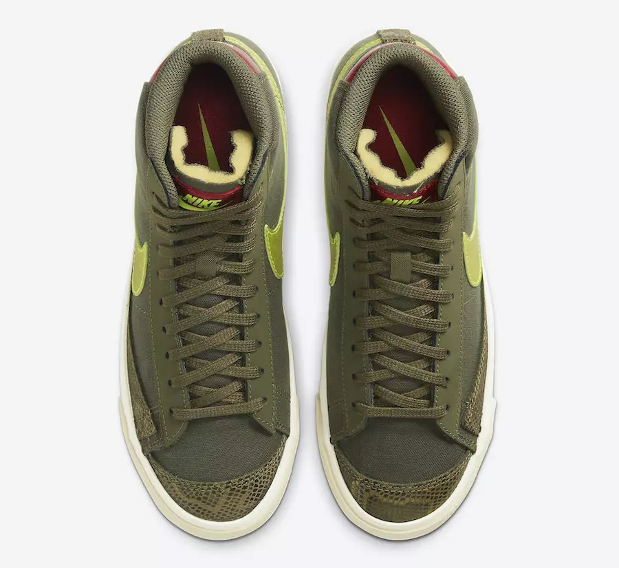 Nike Blazer Mid 77 WMNS Olive Snakeskin CZ0462-200 Väljalaskekuupäev