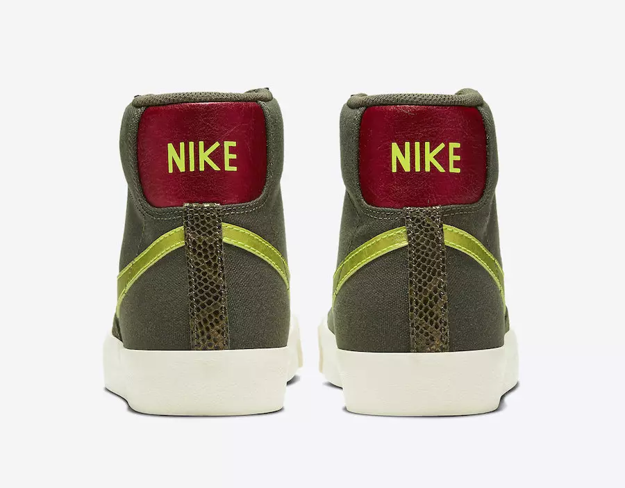 Nike Blazer Mid 77 WMNS Olive Snakeskin CZ0462-200 Release Date