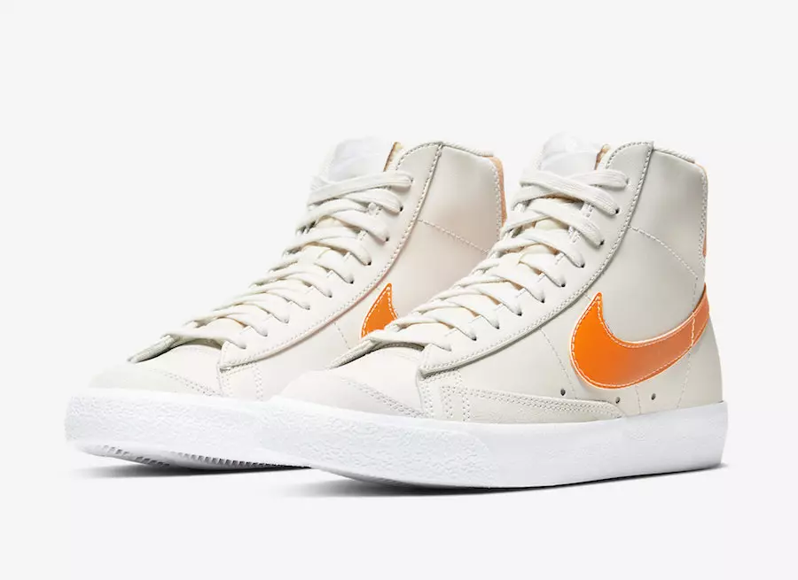 Nike Blazer Mid 77 Vintage Light Bone Total Orange CZ0461-001 გამოშვების თარიღი