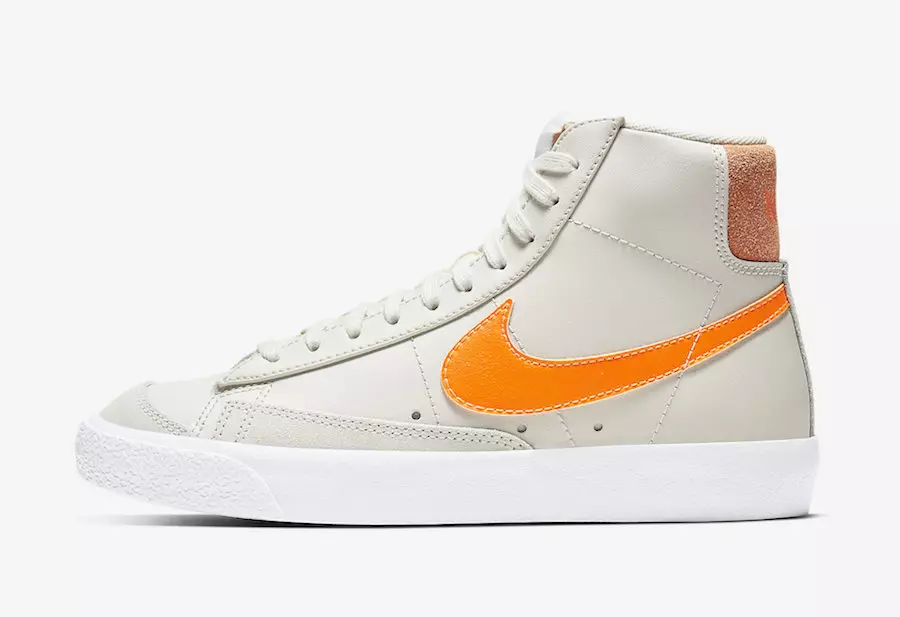 Nike Blazer Mid 77 Vintage Light Bone Total Orange CZ0461-001 გამოშვების თარიღი