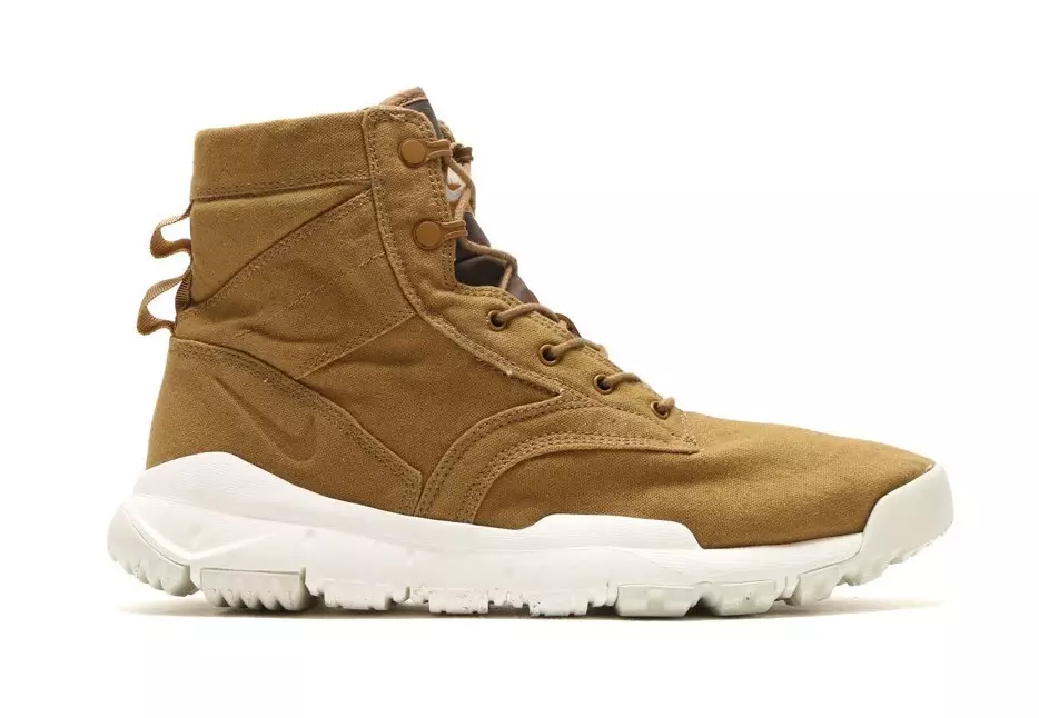 Nike SFB 6 tommer lærredsstøvle Golden Beige Sort sejl