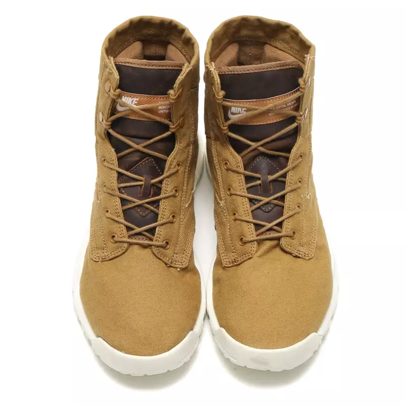 Nike SFB 6 tommer lærredsstøvle Golden Beige Sort sejl