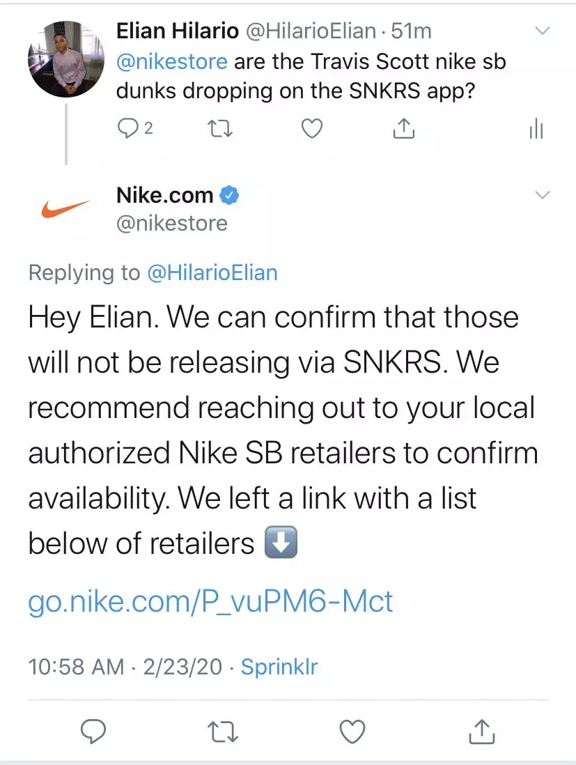 Travis Scott Nike SB Dunk SNKRS thấp