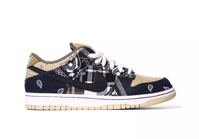 Travis Scott Nike SB Dunk Low QS CT5053-001 תאריך שחרור