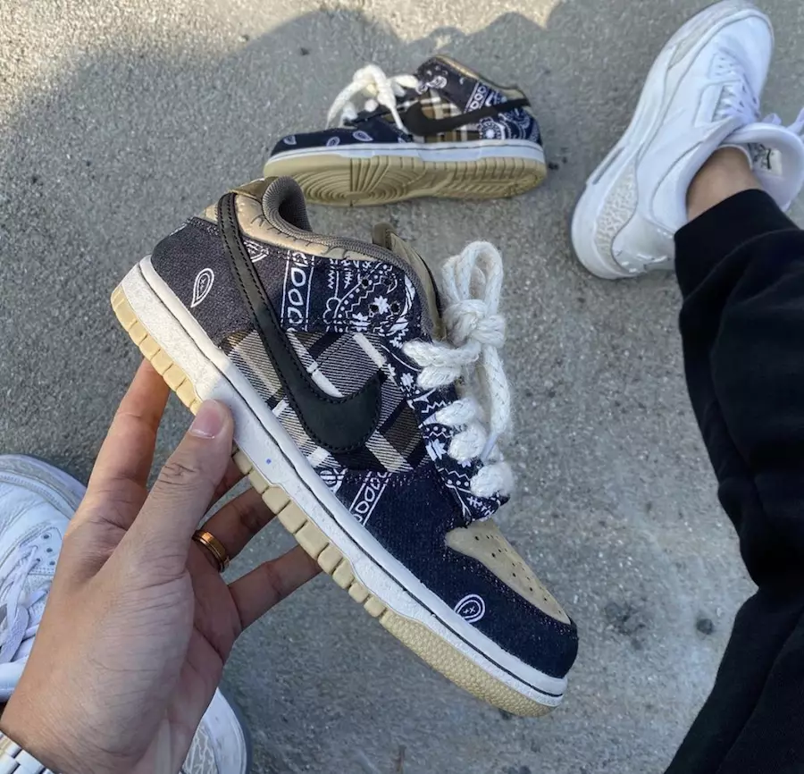 Трэвіс Скот Nike SB Dunk Нізкая цана на дату выпуску