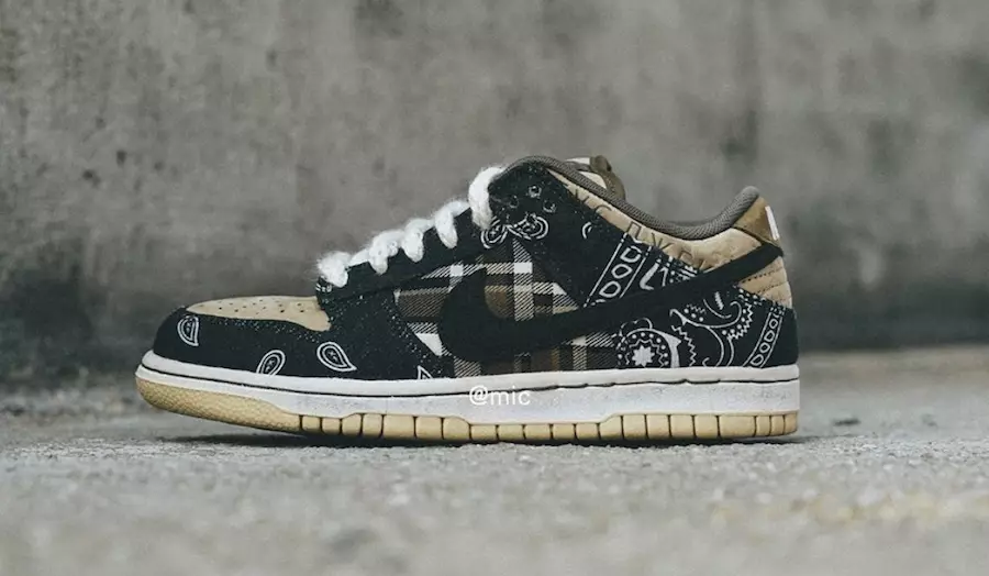 Travis Scott Nike SB Dunk Madal väljalaskekuupäeva hind