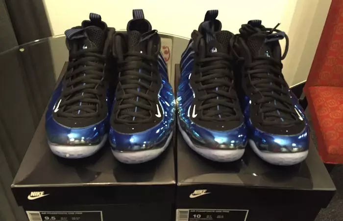 Nike Air Foamposite One PRM Blue Mirror Chromeposite