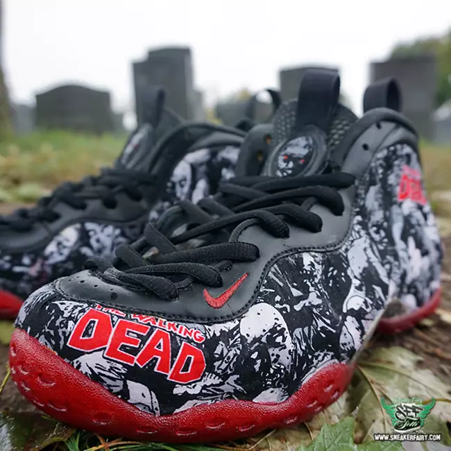 Nike Air Foamposite One Walking Dead Custom