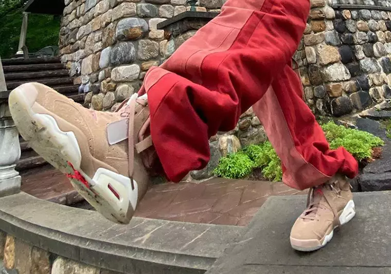 Qanlı Osiris yayımlanmamış Travis Scott x Air Jordan 6-nı nümayiş etdirir