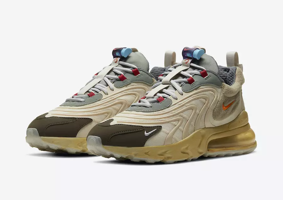 Travis Scott Nike Air Max 270 React Cactus Trails CT2864-200 გამოშვების თარიღი