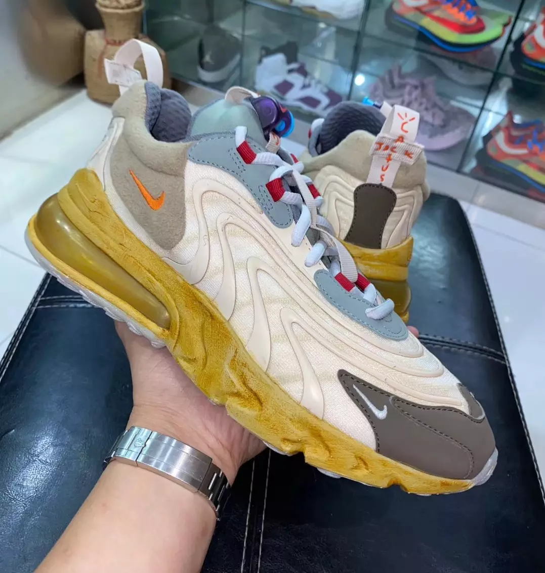 Travis Scott Nike Air Max 270 React CT2864-200 Çıkış Tarihi