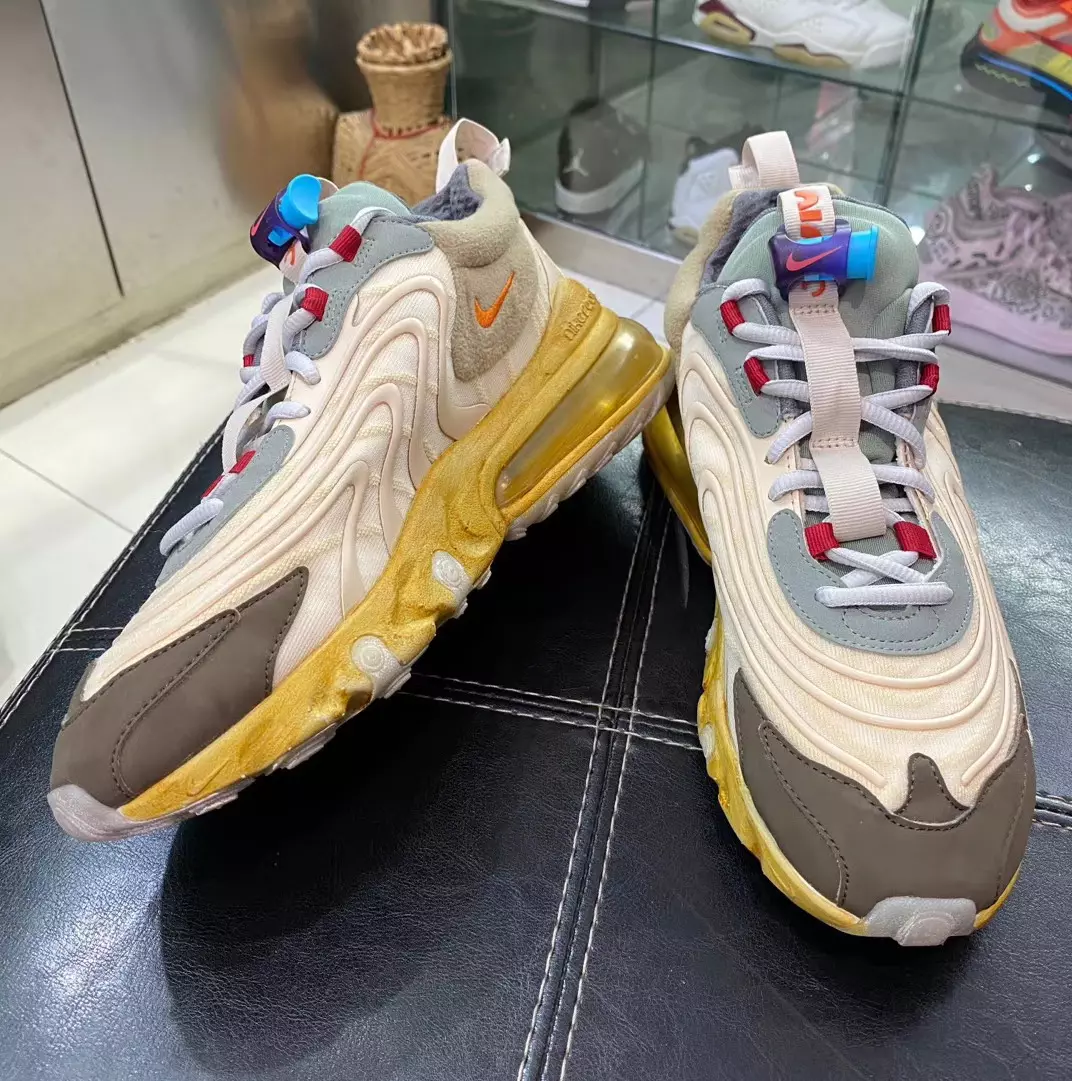 Travis Scott Nike Air Max 270 React CT2864-200 გამოშვების თარიღი