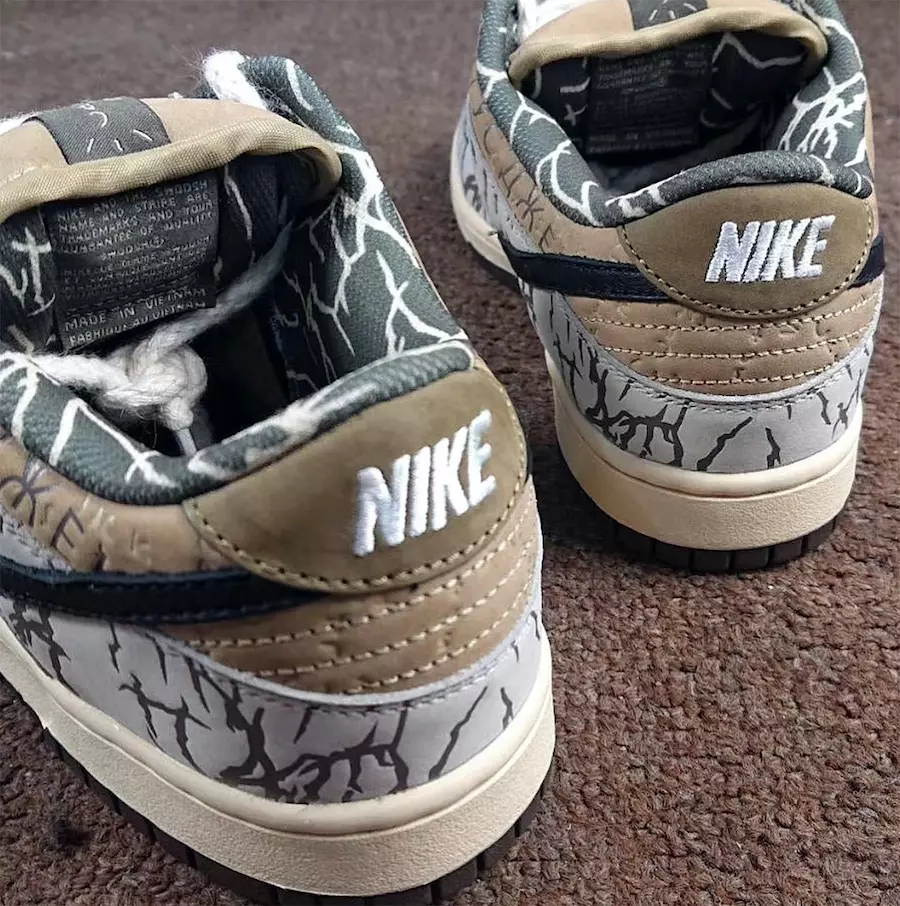 Travis Scott Nike SB Dunk Low Sample 2020 Tarikh Tayangan