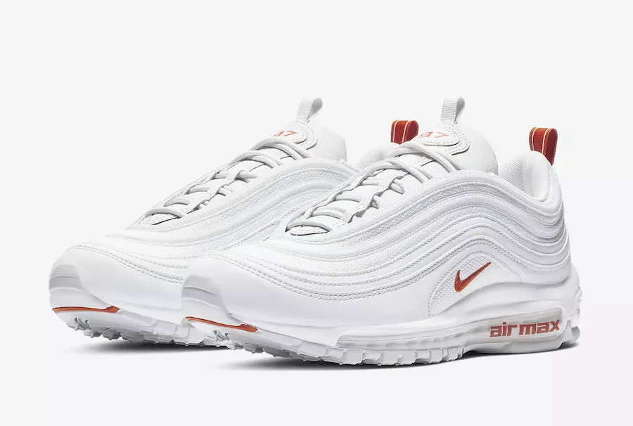 Nike Air Max 97 Itatolewa Hivi Karibuni katika Nyeupe na Machungwa