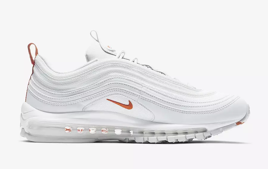 Nike Air Max 97 ווייסע מאַנשאַפֿט אָראַנדזש בוו1985-002 מעלדונג טאָג