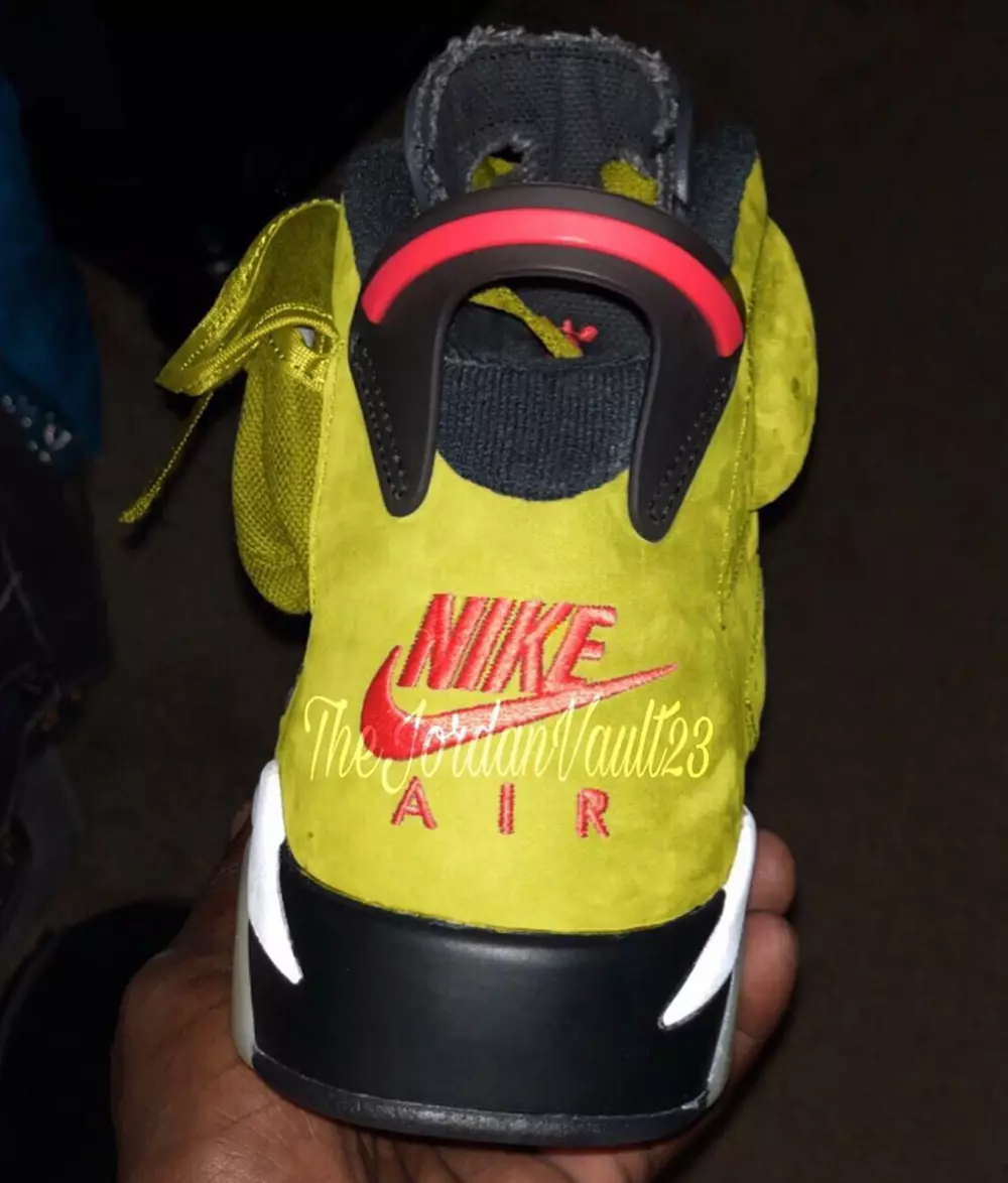 Travis Scott Air Jordan 6 Yellow Cactus Jack サンプル 発売日