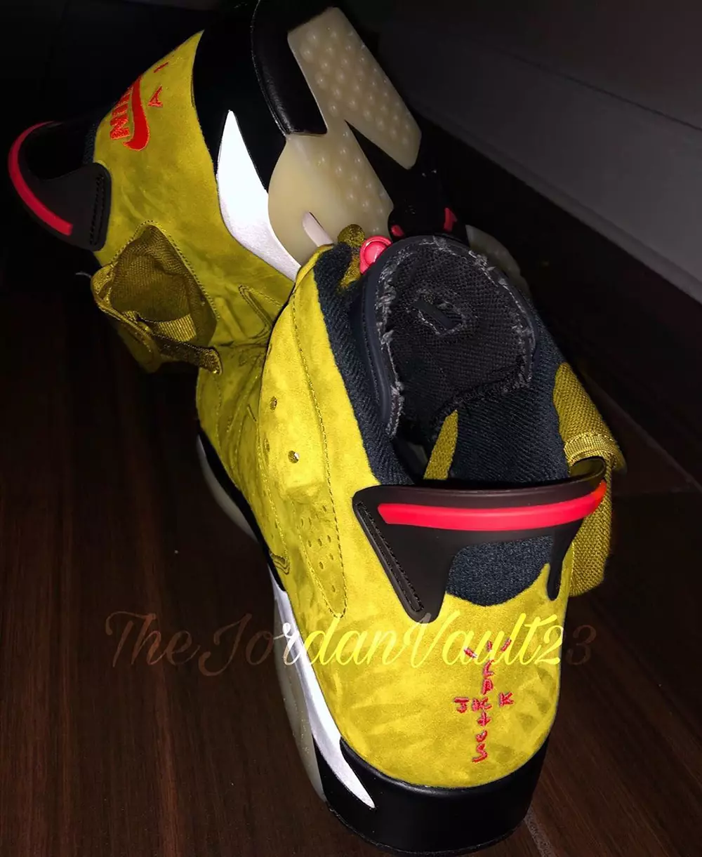 Travis Scott Air Jordan 6 Tarehe ya Kutolewa kwa Mfano wa Cactus Jack ya Njano