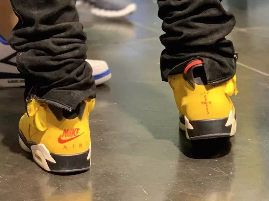 Travis Scott Air Jordan 6 Sarı Sürüm Bilgisi