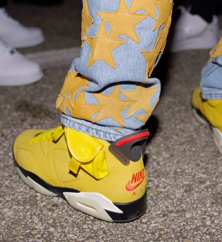 Ofset Sarı Travis Scott Air Jordan 6 Sürüm Bilgisi