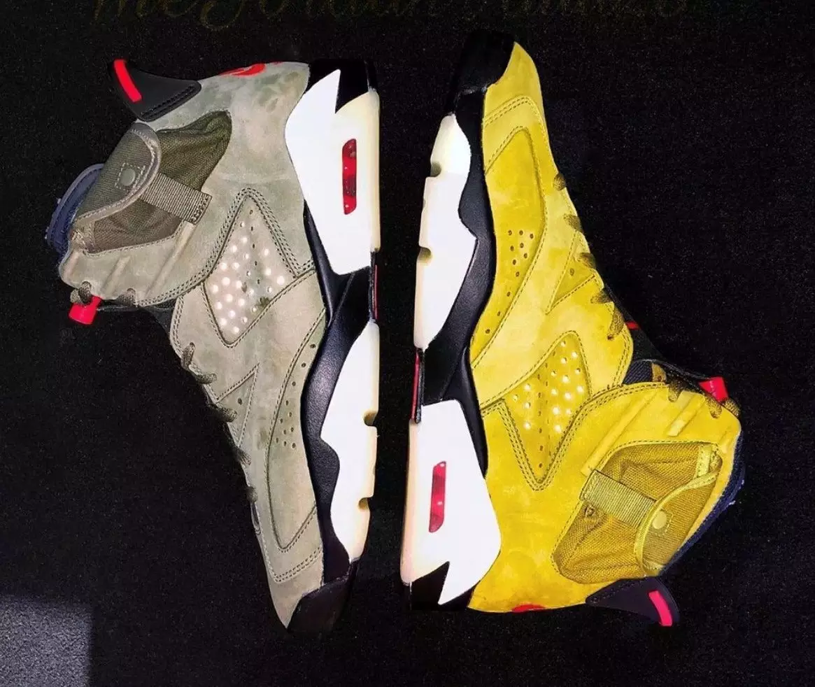 Информация о выпуске Travis Scott Air Jordan 6 Yellow 2020