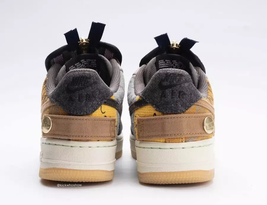 Travis Scott Nike Air Force 1 Low CN2405-900 išleidimo data