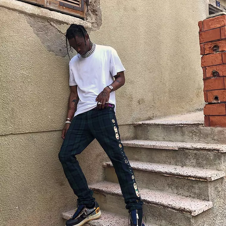 Travis Scott Nike Air Force 1 Tarikh Keluaran Zip Rendah