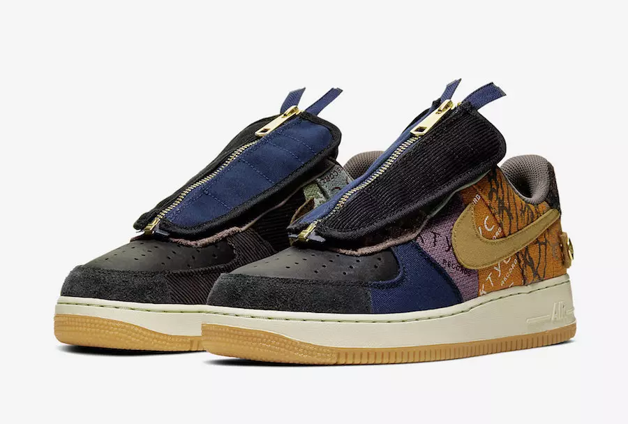 تاريخ الإصدار Travis Scott Nike Air Force 1 Low CN2405-900 2019