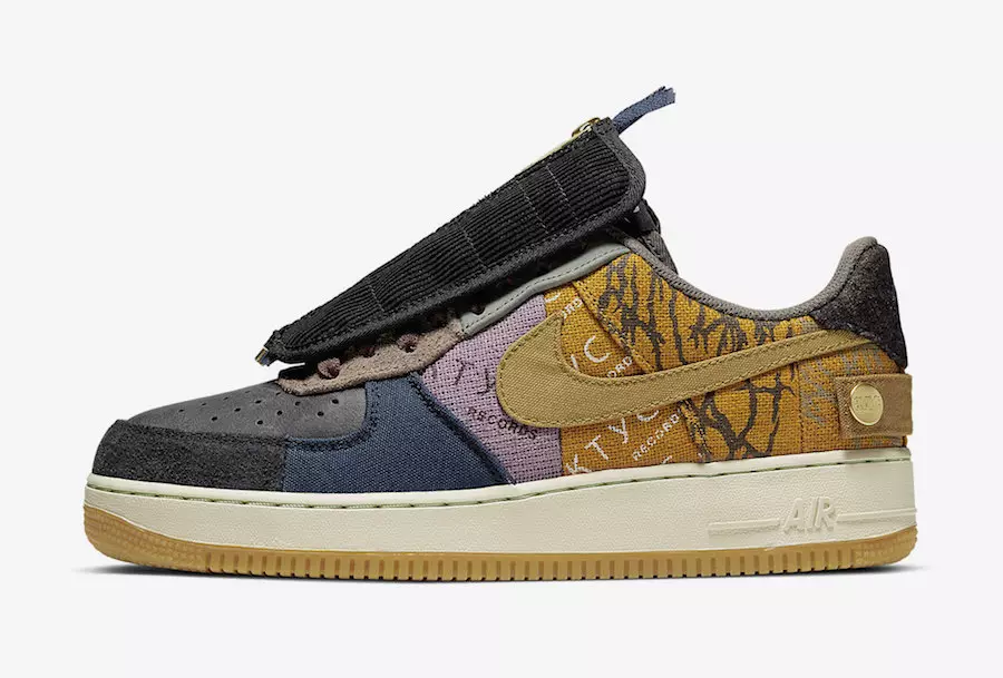 Travis Scott Nike Air Force 1 Low CN2405-900 2019 Datum vydání