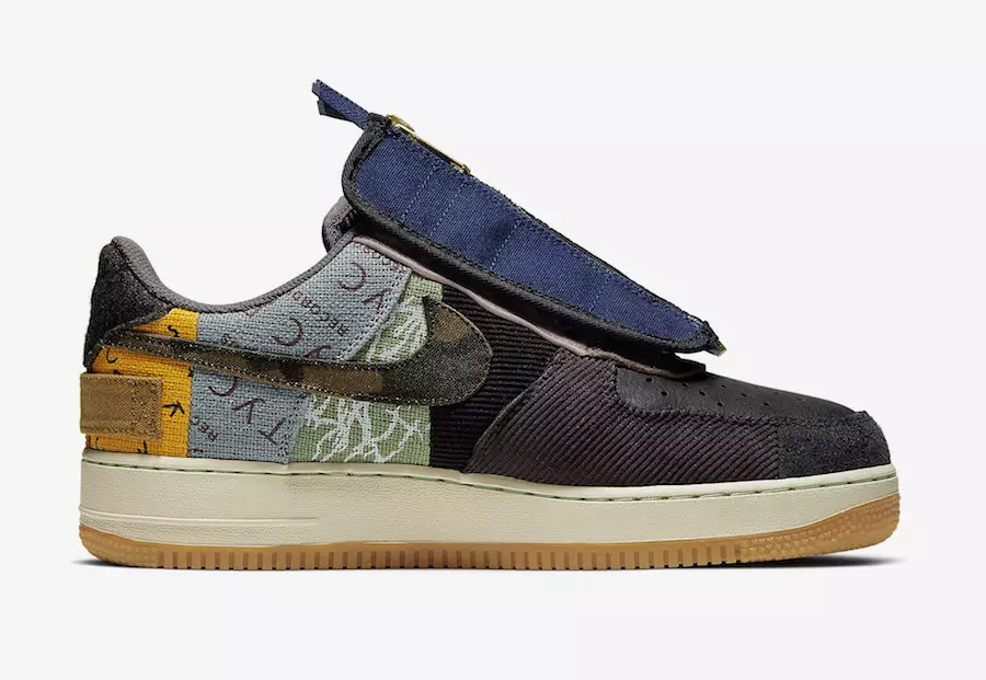 Travis Scott Nike Air Force 1 Low CN2405-900 2019 Chiqarilgan Sana