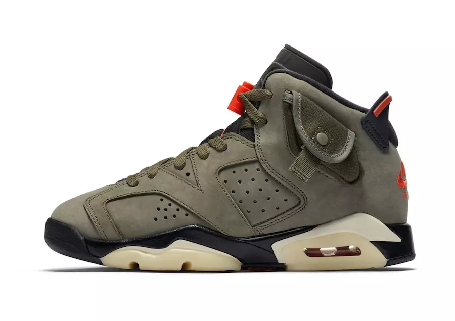 Дата выпуска Air Jordan 6 GS Grade School Трэвиса Скотта