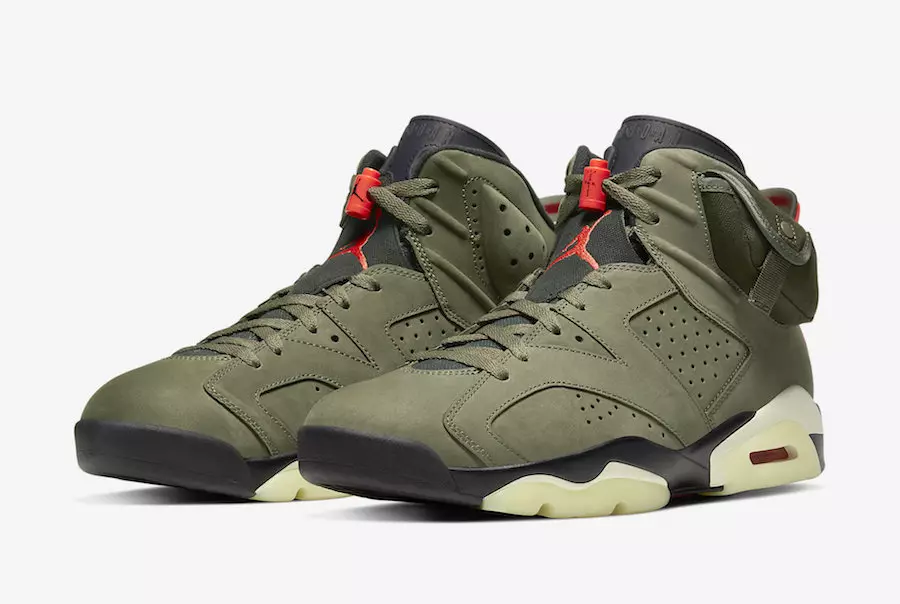 Travis Scott Air Jordan 6 CN1084-200 2019 Թողարկման ամսաթիվ