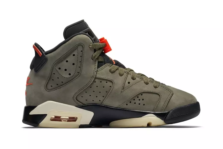 Data e lëshimit të Travis Scott Air Jordan 6 GS Grade School