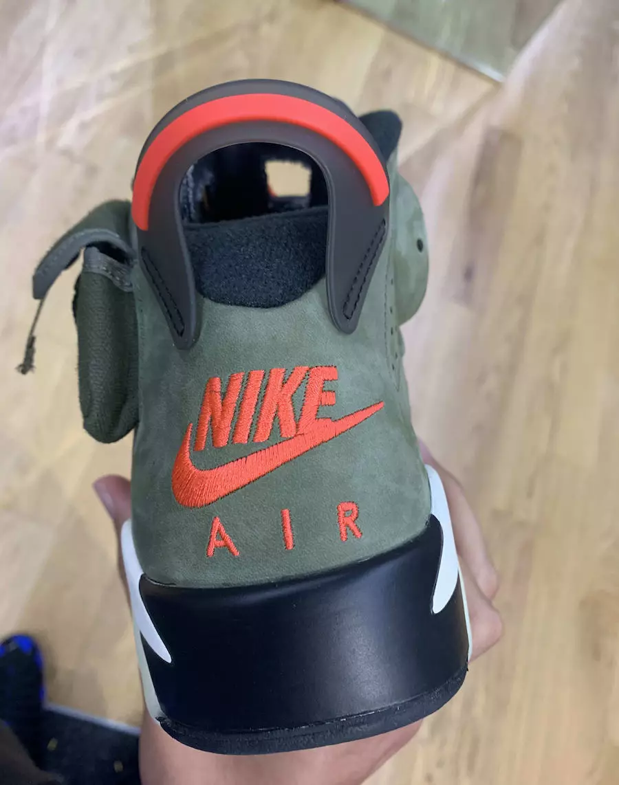 Travis Scott Air Jordan 6 Medium Olive Black Sail University Červená CN1084-200 Dátum vydania