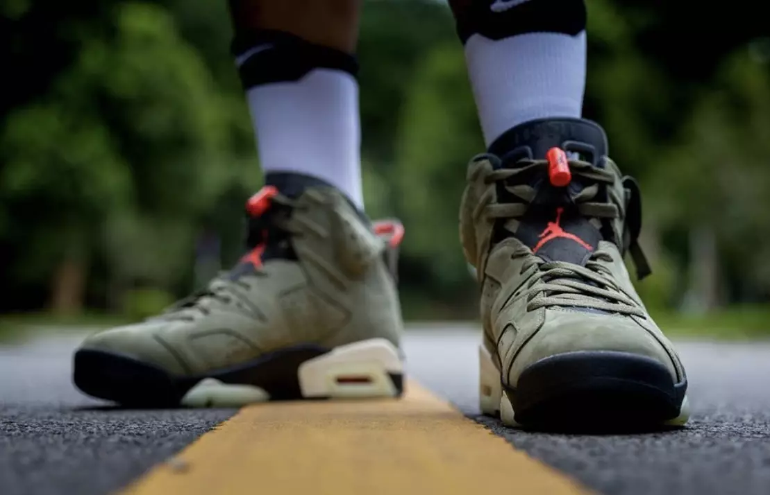 Travis Scott Air Jordan 6 2019 On-Feet Թողարկման ամսաթիվ CN1084-200