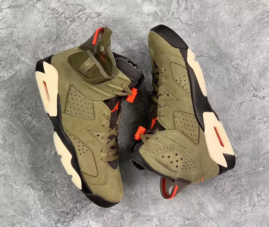 Travis Scott Air Jordan 6 2019 Шығарылым күні CN1084-200