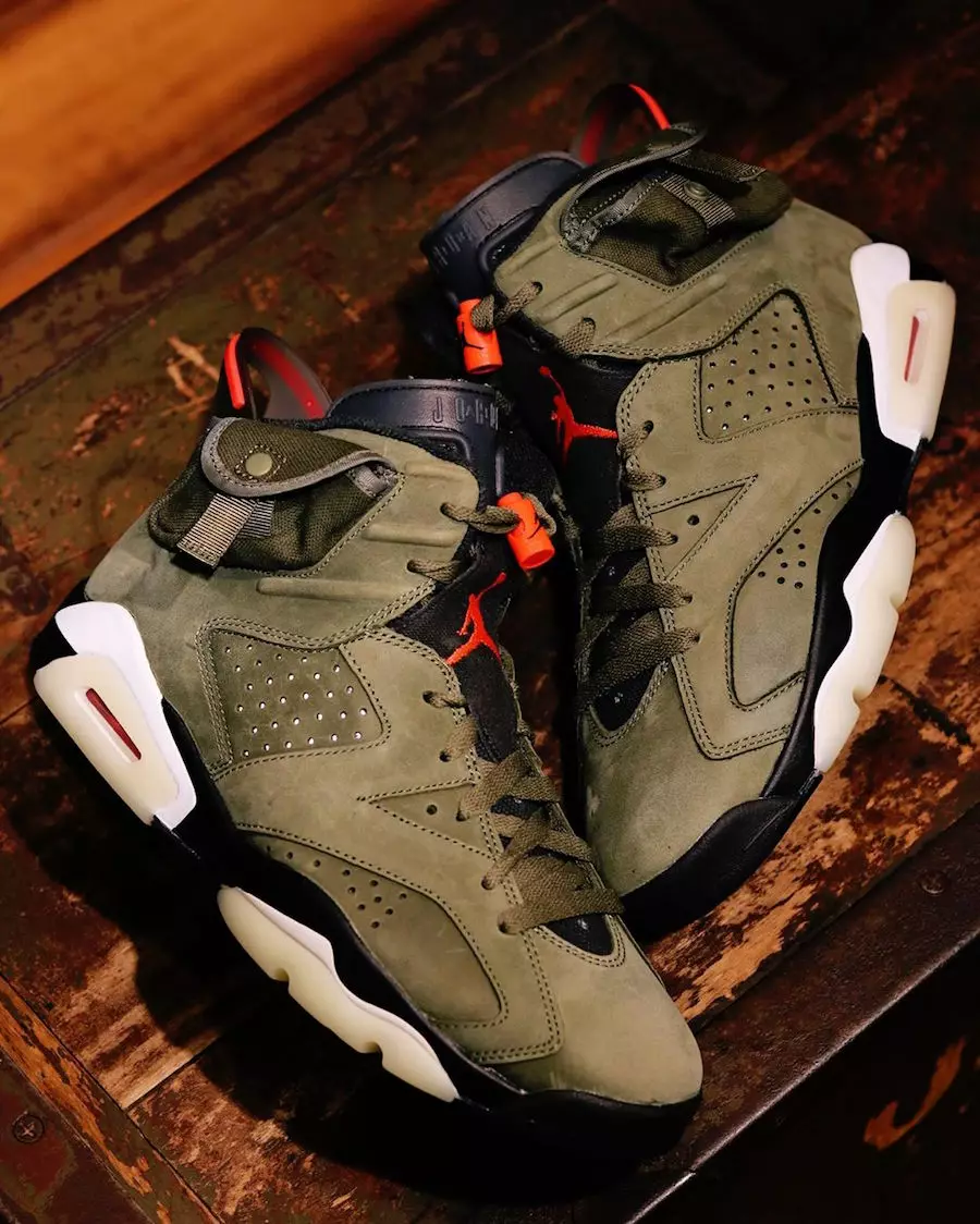 Travis Scott Air Jordan 6 CN1084-200 2019 Шығарылым күні